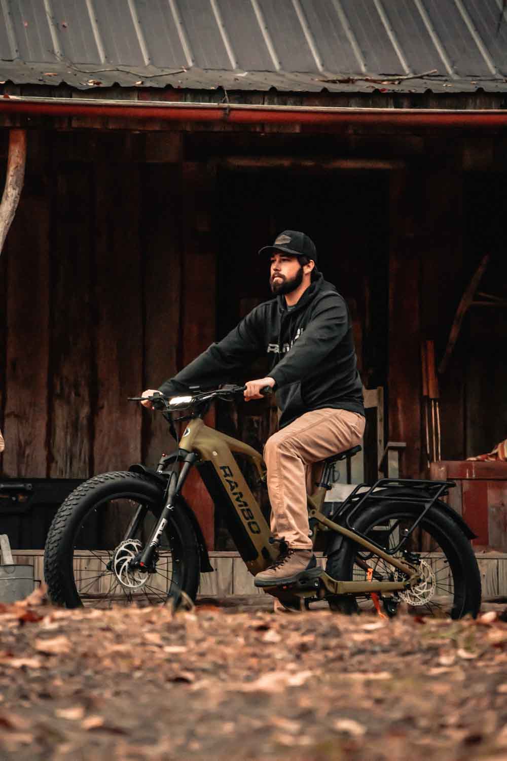 Rambo Bikes 1000W Dominator HD Full Suspension Electric Bike