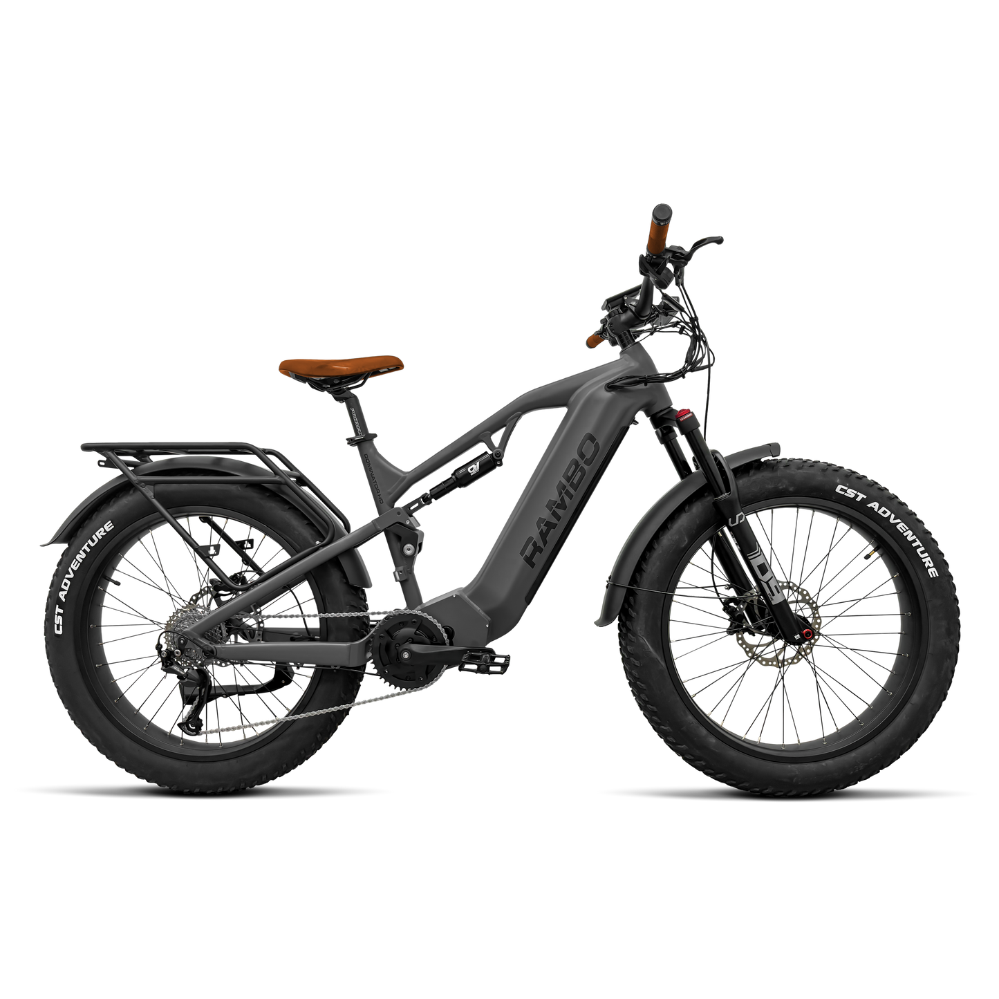 Rambo Bikes 1000W Dominator HD Full Suspension Electric Bike