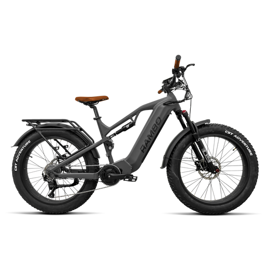 Rambo Bikes 1000W Dominator HD Full Suspension Electric Bike