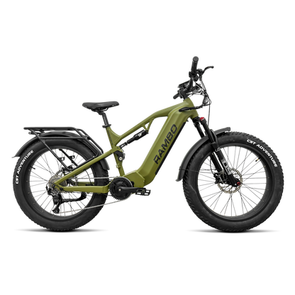 Rambo Bikes 1000W Dominator HD Full Suspension Electric Bike