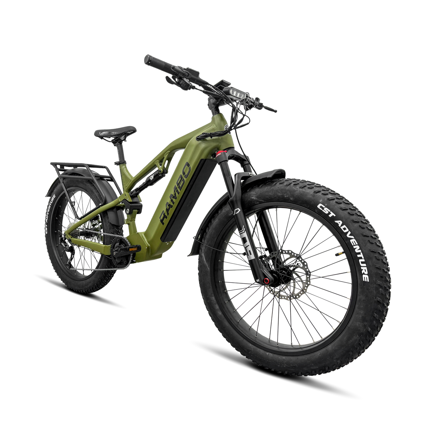 Rambo Bikes 1000W Dominator HD Full Suspension Electric Bike