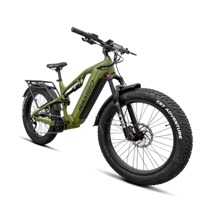 Rambo Bikes 1000W Dominator HD Full Suspension Electric Bike