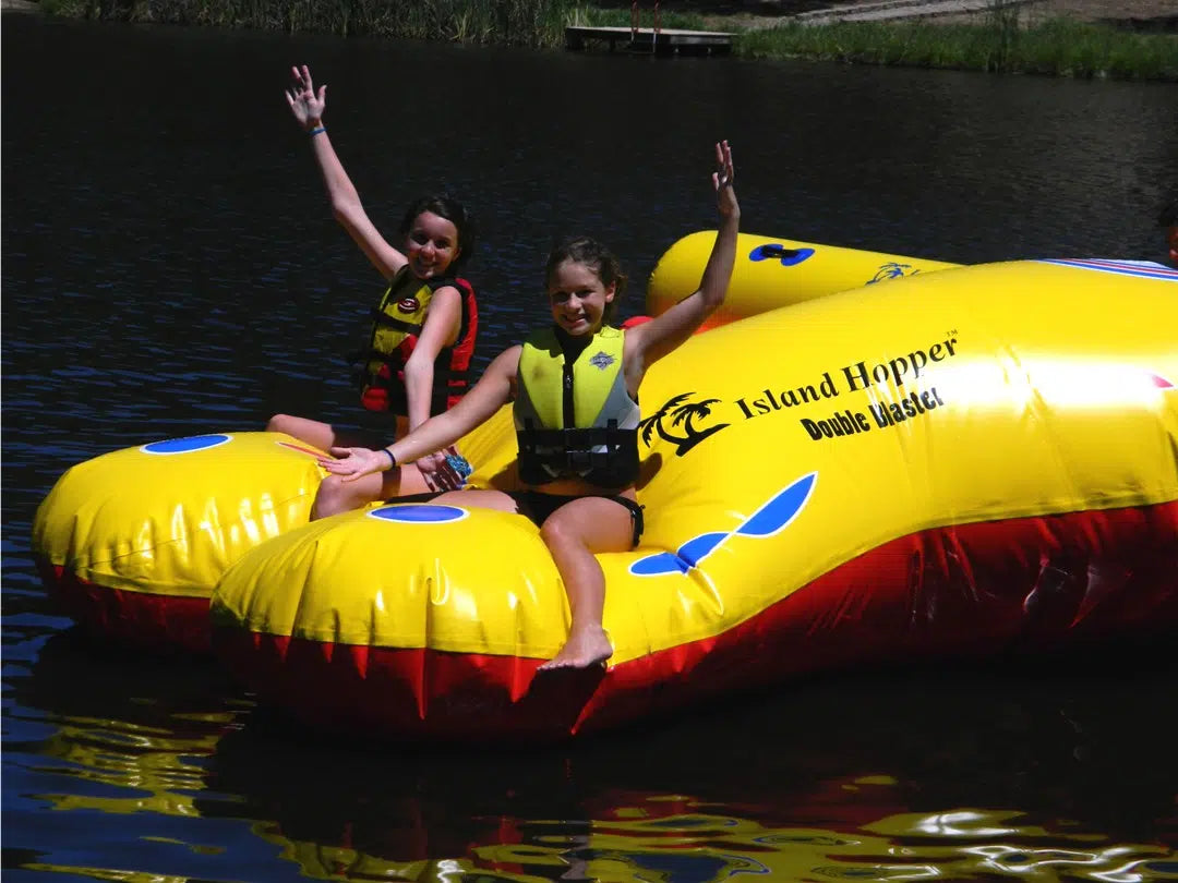 Island Hopper Double Blaster Attachment for Water Trampolines & Bouncers