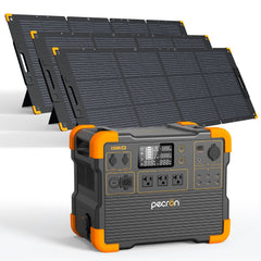 PECRON E1500LFP Portable Power Station – 2200W, 1536Wh LiFePO4, Expandable & Solar-Ready