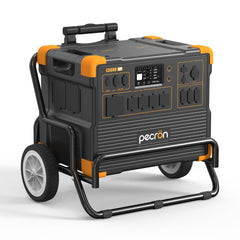 PECRON E3600LFP Portable Power Station – 3600W, 3072Wh LiFePO4, 2400W Solar Charging