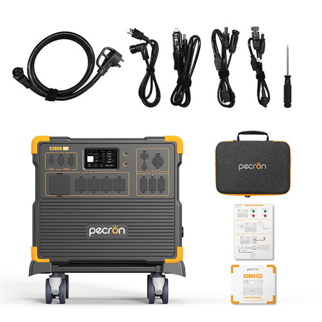 PECRON E3800LFP Portable Power Station – 4200W / 3840Wh