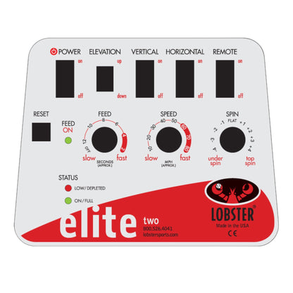 Lobster Sports Elite Two Tennis Ball Machine – Triple Oscillation & Advanced Training