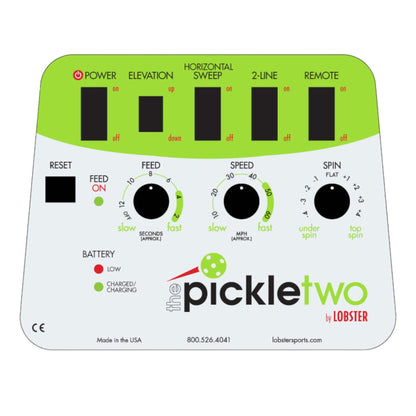 The Pickle Two by Lobster – Next-Level Pickleball Machine