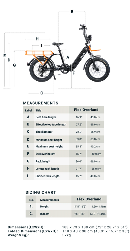 ENVO Flex Overland – Electric Fat Tire Cargo & Off-Road Bike
