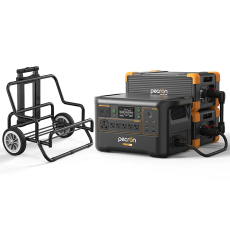 PECRON F3000LFP Portable Power Station 3600W 3072Wh | Expandable LiFePO4 Solar Generator