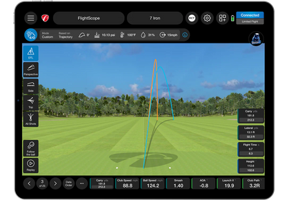 FlightScope Mevo+ Pro Package & Face Impact Location Add-On Bundle