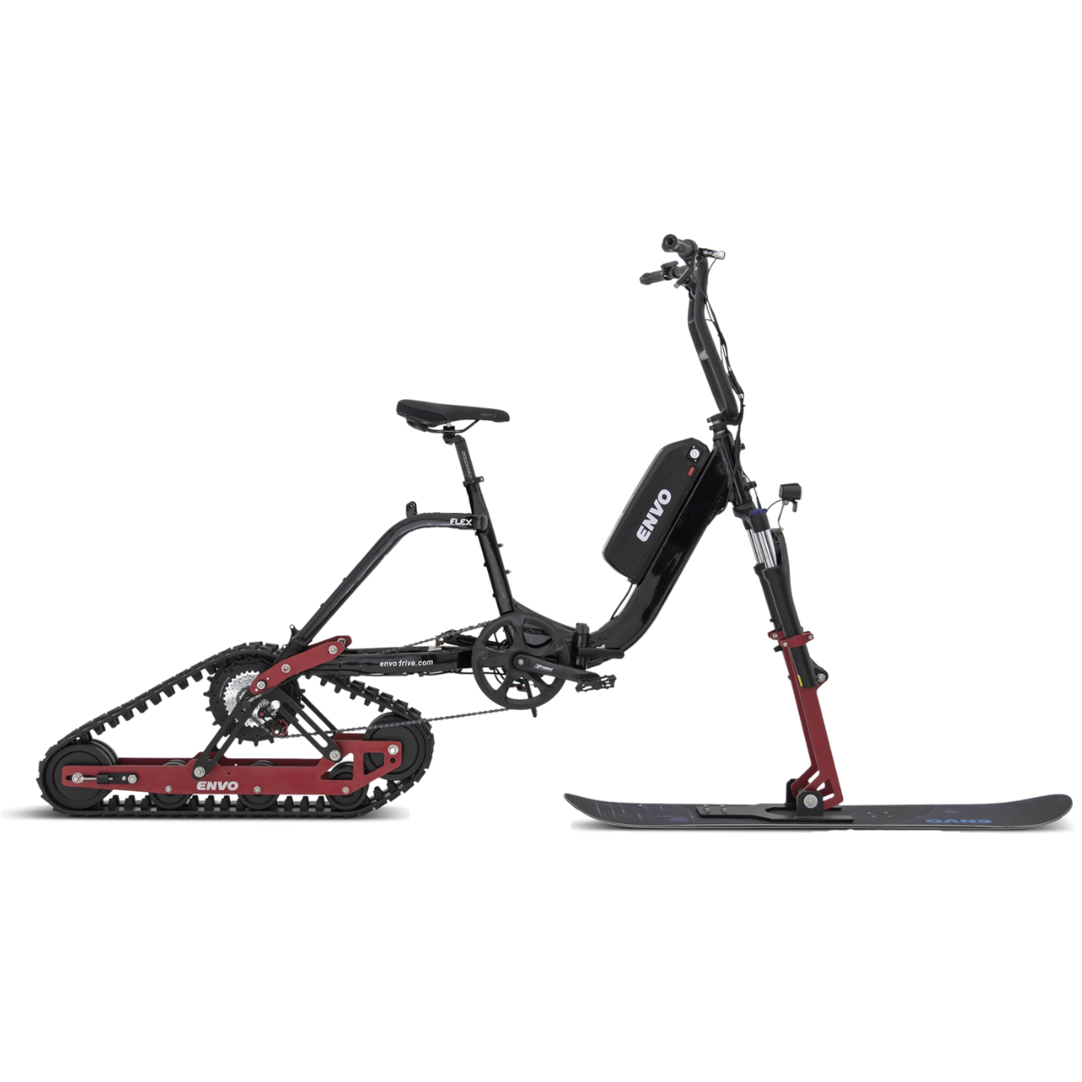 ENVO Flex Electric Snowbike — 1000W Pedal-Assist Winter Performance Bike