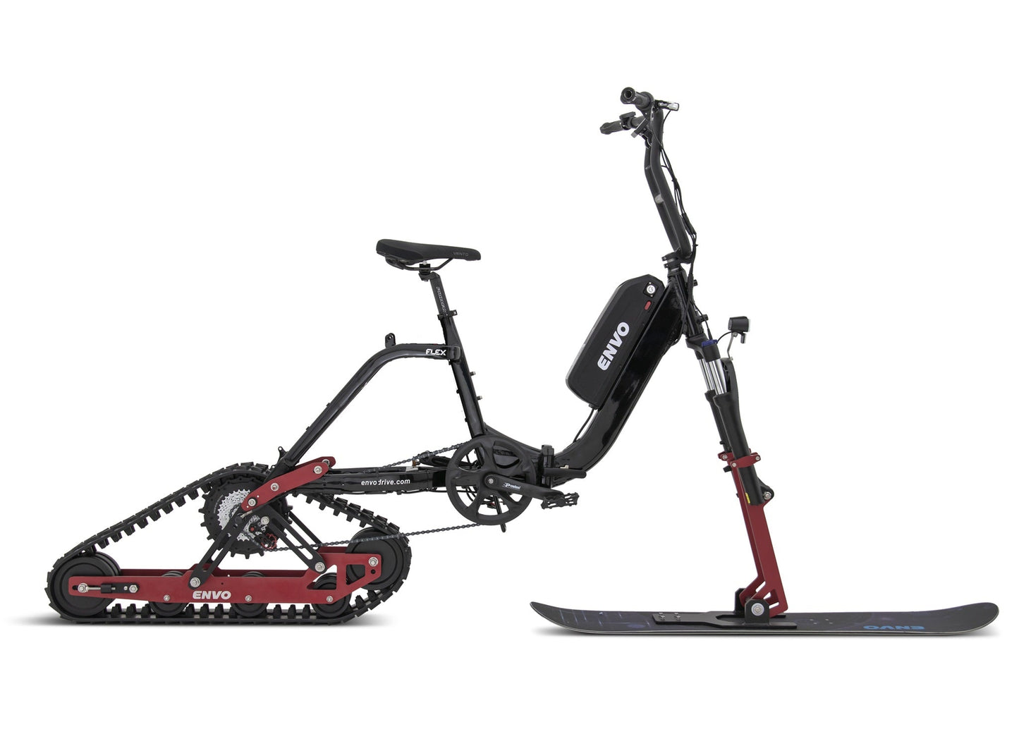 ENVO Flex Electric Snowbike — 1000W Pedal-Assist Winter Performance Bike
