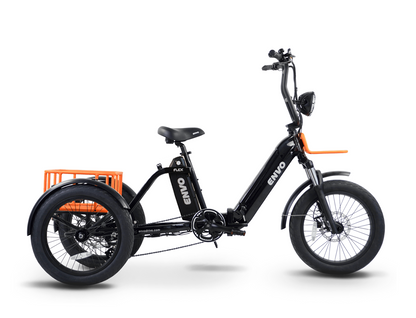 ENVO Flex Trike — Fat Tire Electric Adult Trike (Foldable, Differential RWD)