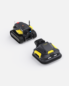 Yarbo Core with lawn mower module side profile