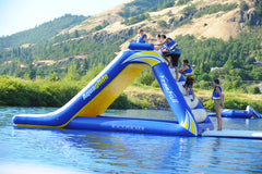 Aquaglide Freefall Extreme Aquapark Climbing Wall and Waterslide