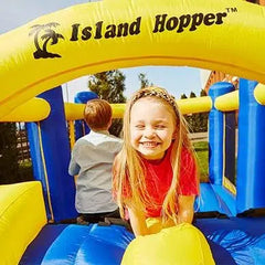Island Hopper Racing Slide and Slam kids bounce house — photo 8