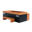 Medical Frozen 2 cold plunge tub with bar counter and step