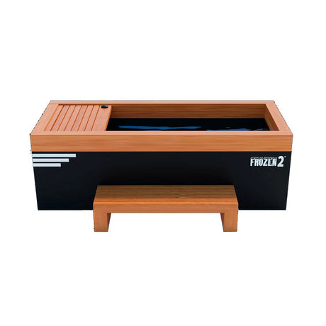 Medical Frozen 2 cold plunge tub with bar counter and step — photo 10