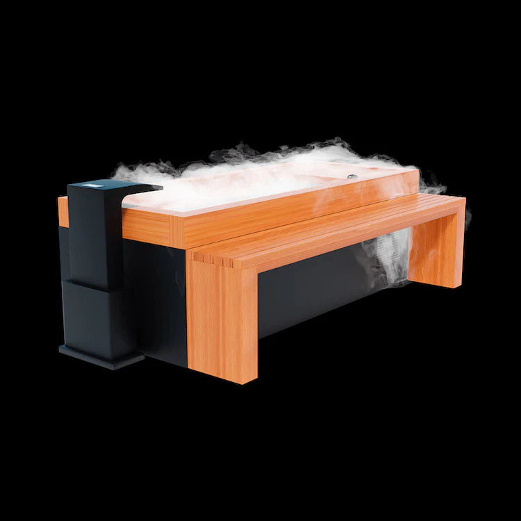 Medical Frozen 3 cold plunge tub with essential oil infuser and steam generator — photo 3