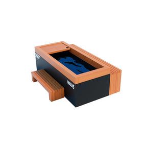 Medical Frozen 5 cold plunge tub with bar counter and heavy-duty step
