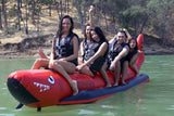 Island Hopper Red Shark 6 Person Elite Class Banana Boat Towable Tube