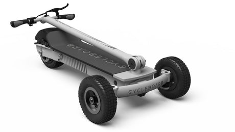 CycleBoard Rover 10 by 26 inch riding deck – large stable deck for solo or shared riding with low center of gravity