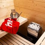 Harvia KIP80B Electric Sauna Heater – 8 kW (240V, Black, UL) [JH80B2401I]