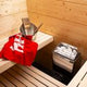Harvia KIP80B Electric Sauna Heater – 8 kW (240V, Black, UL) [JH80B2401I]