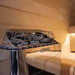 Harvia KIP80B Electric Sauna Heater – 8 kW (240V, Black, UL) [JH80B2401I]