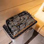 Harvia KIP80B Electric Sauna Heater – 8 kW (240V, Black, UL) [JH80B2401I]