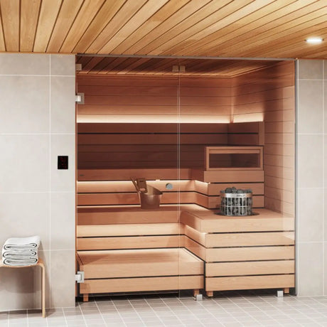 Harvia Cilindro PC60 6KW Sauna Heater with built in controls - Finnish Sauna Builders