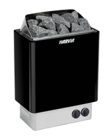 Harvia KIP30B Electric Sauna Heater – 3 kW (240V, Black, UL) [JH60B2401M]