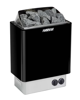 Harvia KIP30B Electric Sauna Heater – 3 kW (240V, Black, UL) [JH60B2401M]