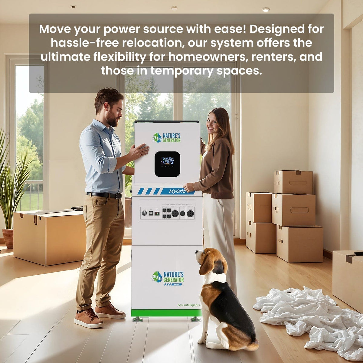Nature’s Generator MyGrid 10K Solar & Wind Generator for Home