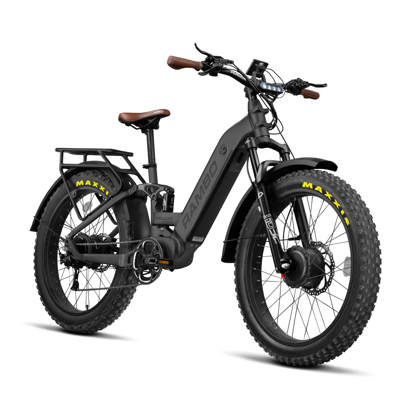 Rambo Bikes Hellcat 1000W AWD Full Suspension Electric Hunting Bike