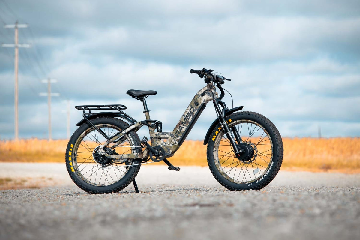 Rambo Bikes Hellcat 2.0 - 1000W AWD Full Suspension Electric Hunting Bike