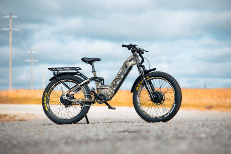 Rambo Bikes Hellcat 2.0 - 1000W AWD Full Suspension Electric Hunting Bike