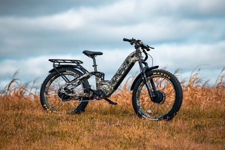 Rambo Bikes Hellcat 2.0 - 1000W AWD Full Suspension Electric Hunting Bike