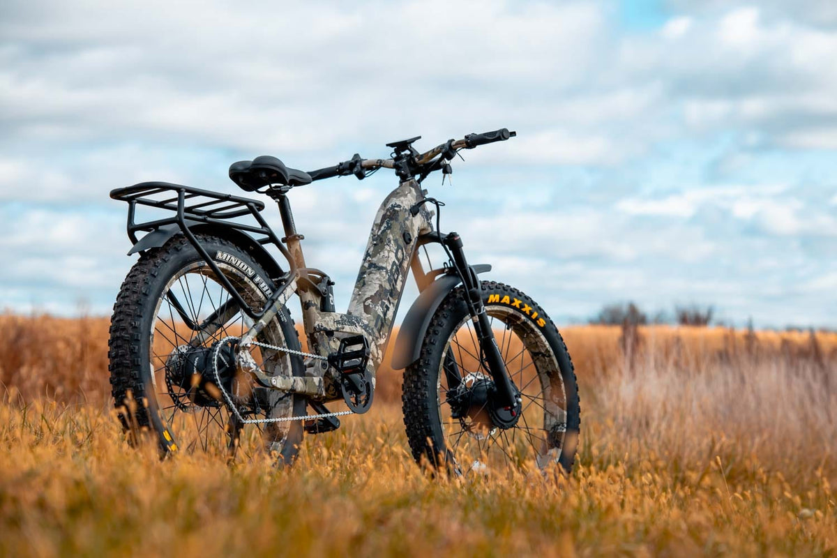 Rambo Bikes Hellcat 2.0 - 1000W AWD Full Suspension Electric Hunting Bike