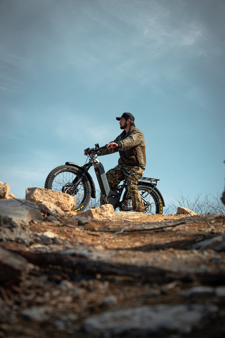 Rambo Bikes Hellcat 2.0 - 1000W AWD Full Suspension Electric Hunting Bike