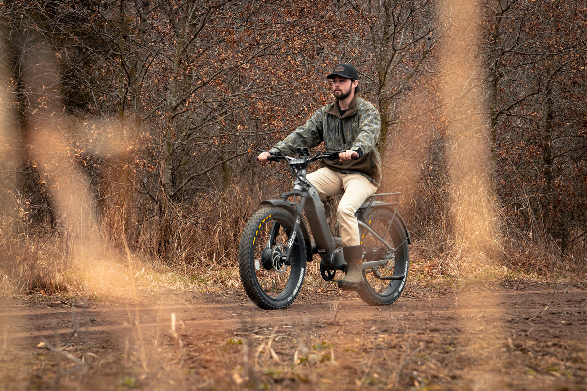 Rambo Bikes Hellcat 2.0 - 1000W AWD Full Suspension Electric Hunting Bike