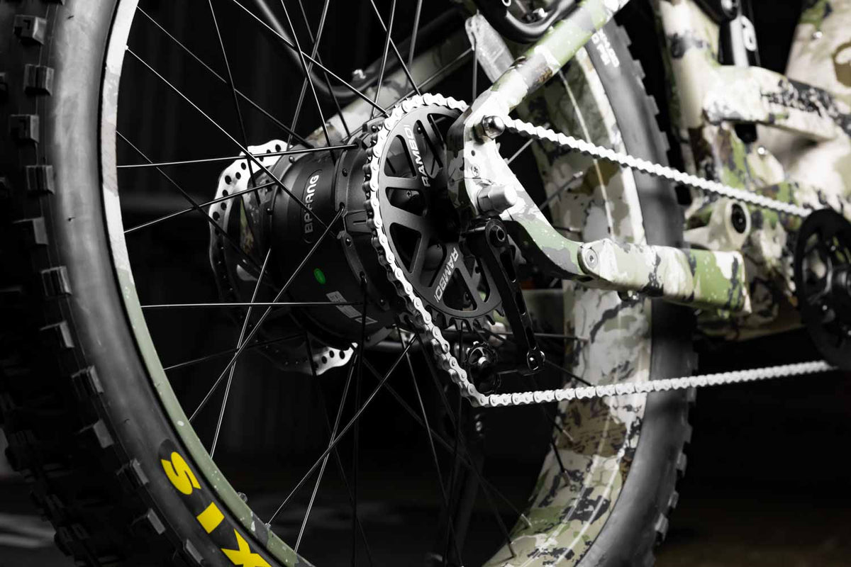 Rambo Bikes Hellcat 2.0 - 1000W AWD Full Suspension Electric Hunting Bike