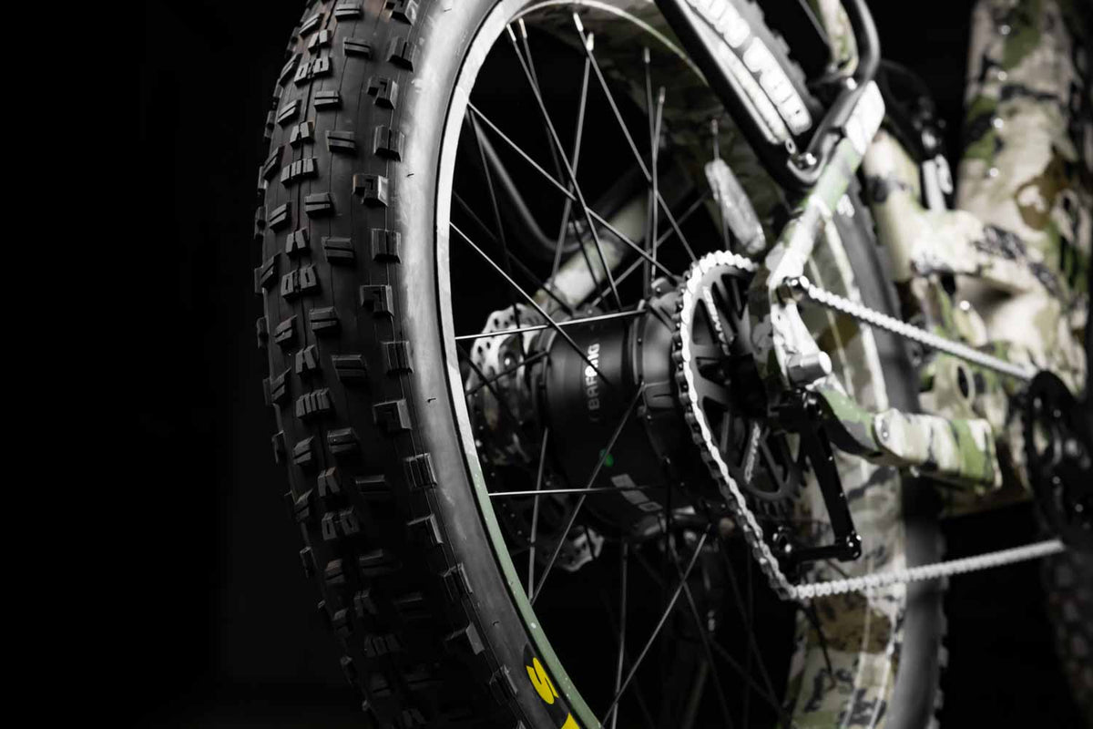 Rambo Bikes Hellcat 2.0 - 1000W AWD Full Suspension Electric Hunting Bike