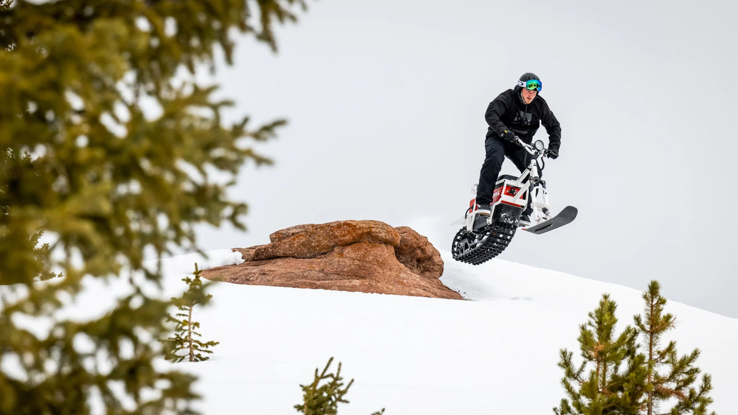 ENVO MoonBike — 100% Electric Snowbike for Ultimate Winter Adventure