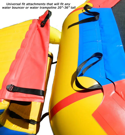 Island Hopper 15' Gator Water Park with Classic Water Trampoline