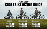 Rambo Kid’s 24" Chameleon Electric Bike – 250W Motor, Up to 16 MPH