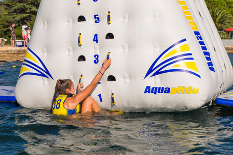 Aqauaglide King of The Mountain Inflatable Wall/slide Combo (Complete Set)