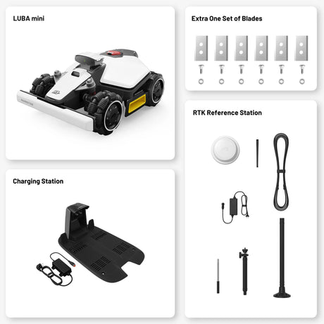 Mammotion LUBA mini AWD (S Version) – Perimeter-Wire-Free Robot Lawn Mower