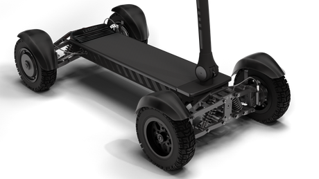 CycleBoard X-Quad 3000 Off-Road Electric Scooter – 4-Wheel, 27 MPH, 50-Mile Range, Full Suspension